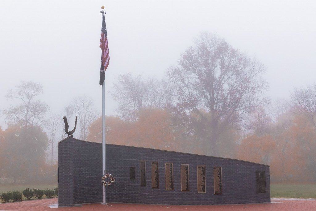 Monument In Morning Fog