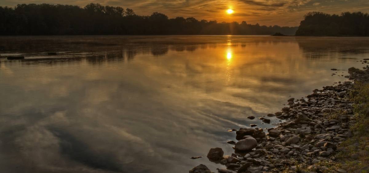 Delaware River Sunrise By Josh Friedman