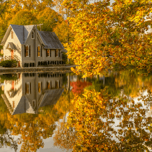 Lake Afton, Yardley Boro, In Autumn Photo By Josh Friedman