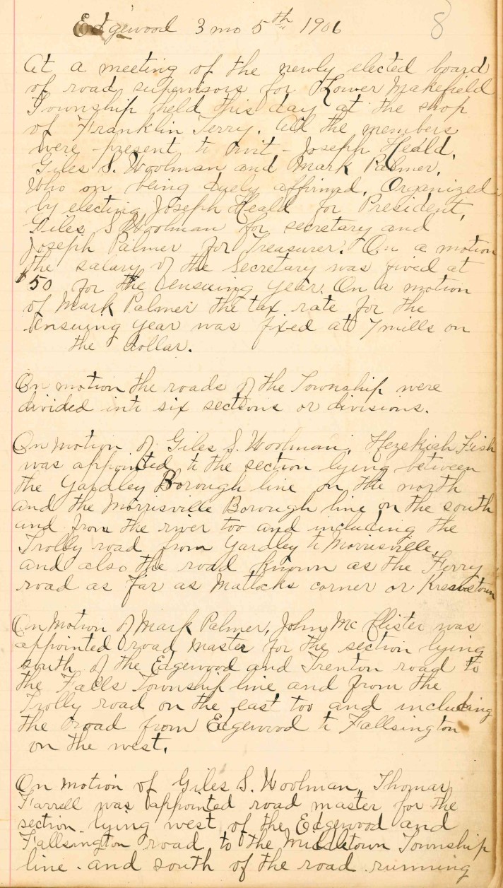 1906 Meeting Minutes