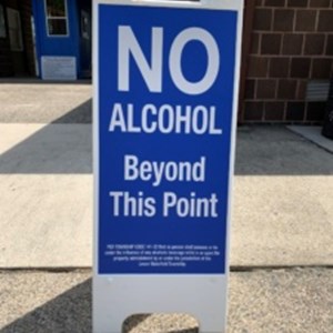 No Alcohol Sign