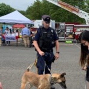 Police Dog At Community Day