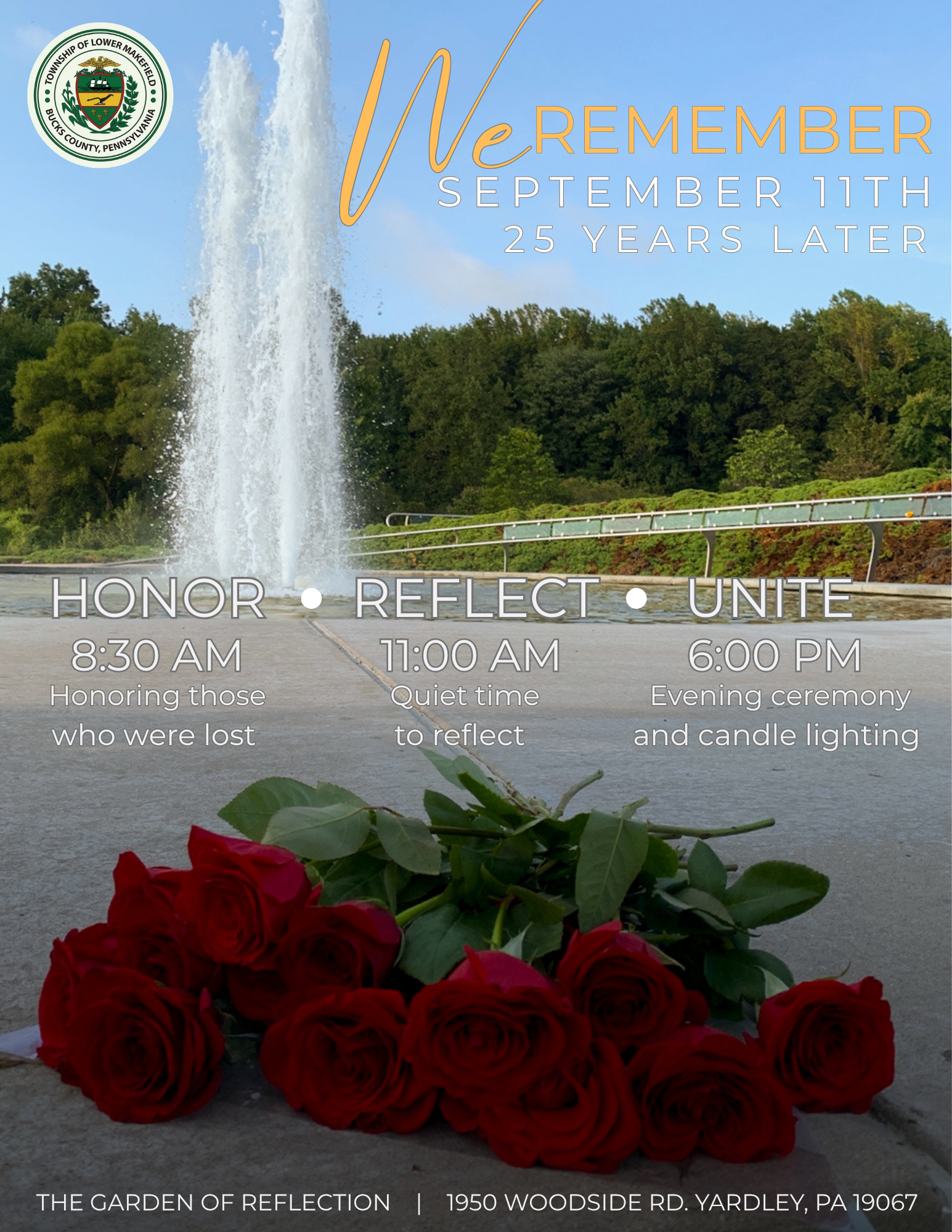 25th Anniversary 9/11 Remembrance Ceremonies